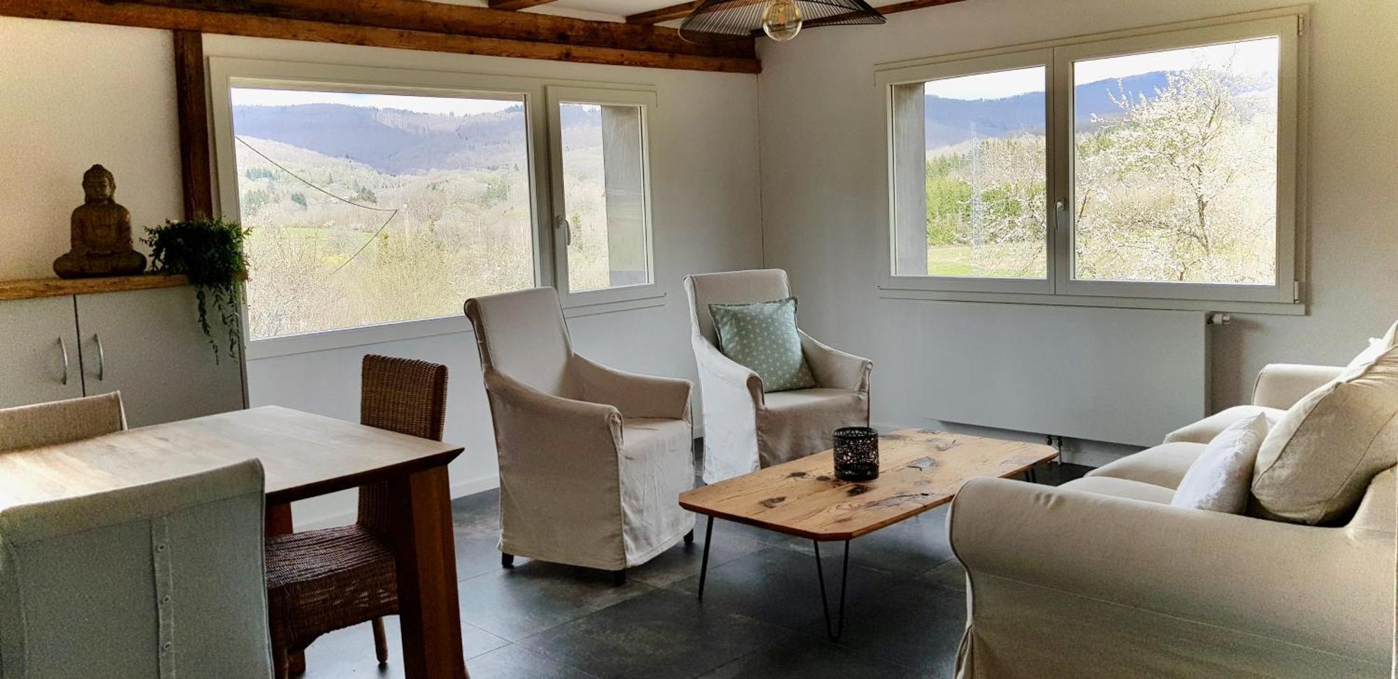 Coeur Vert Oekologisch Mit Viel Ambiente Fuer Seelen-Wellness Ronchamp Ruang foto
