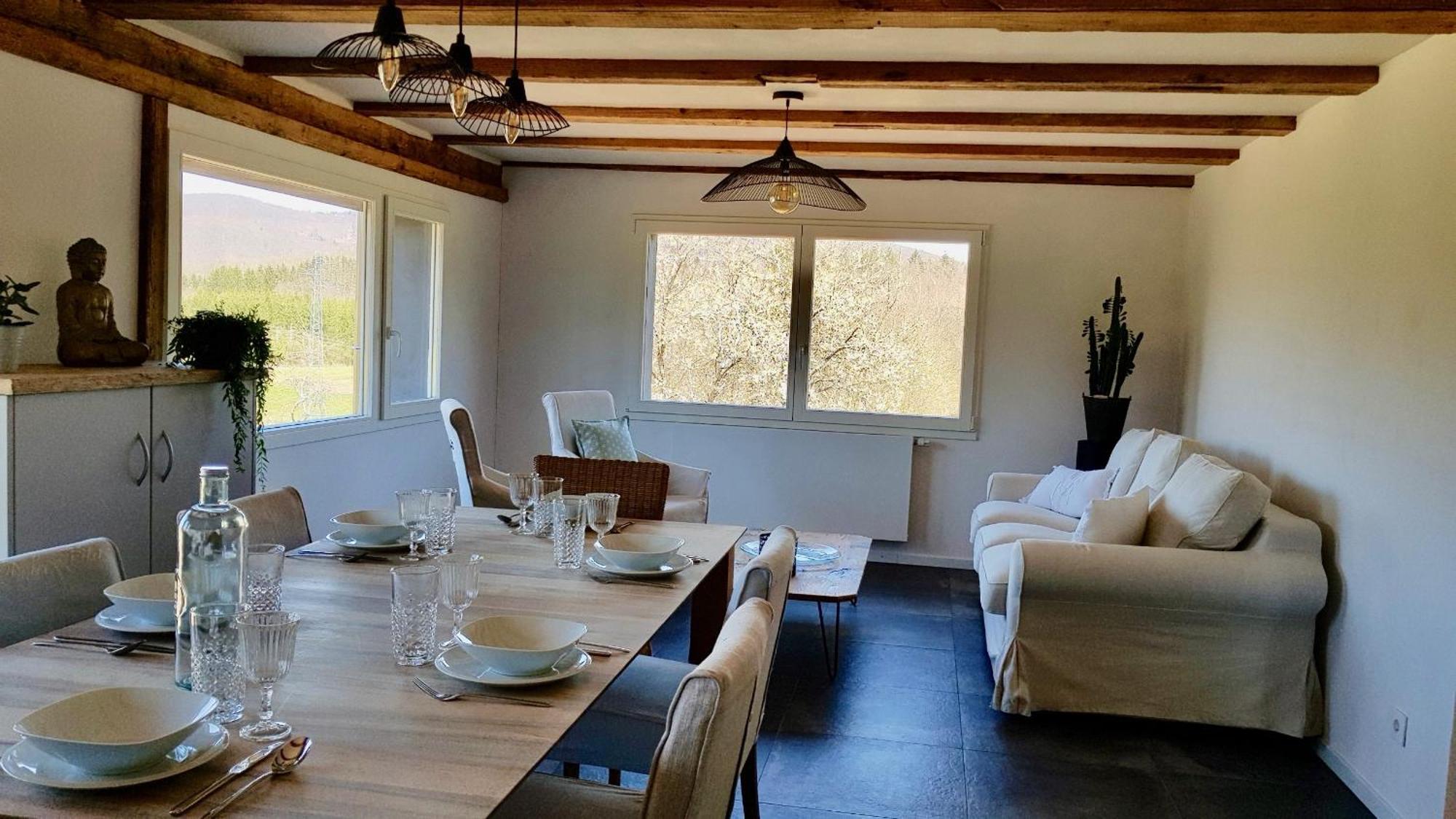 Coeur Vert Oekologisch Mit Viel Ambiente Fuer Seelen-Wellness Ronchamp Ruang foto